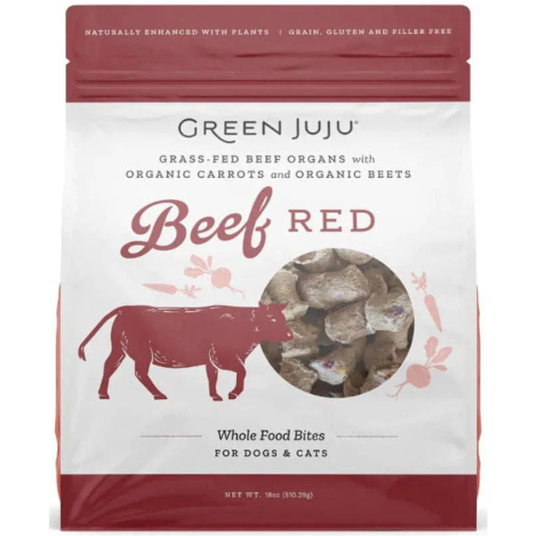 Green Juju Freeze Dried Whole Food Bites 18 oz - Beef