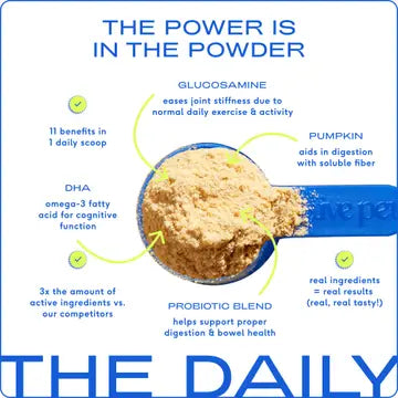Daily Powder Supplement, 11-in-1 Multivitamins