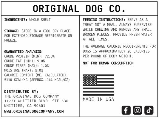 Freeze-Dried Whole Smelt