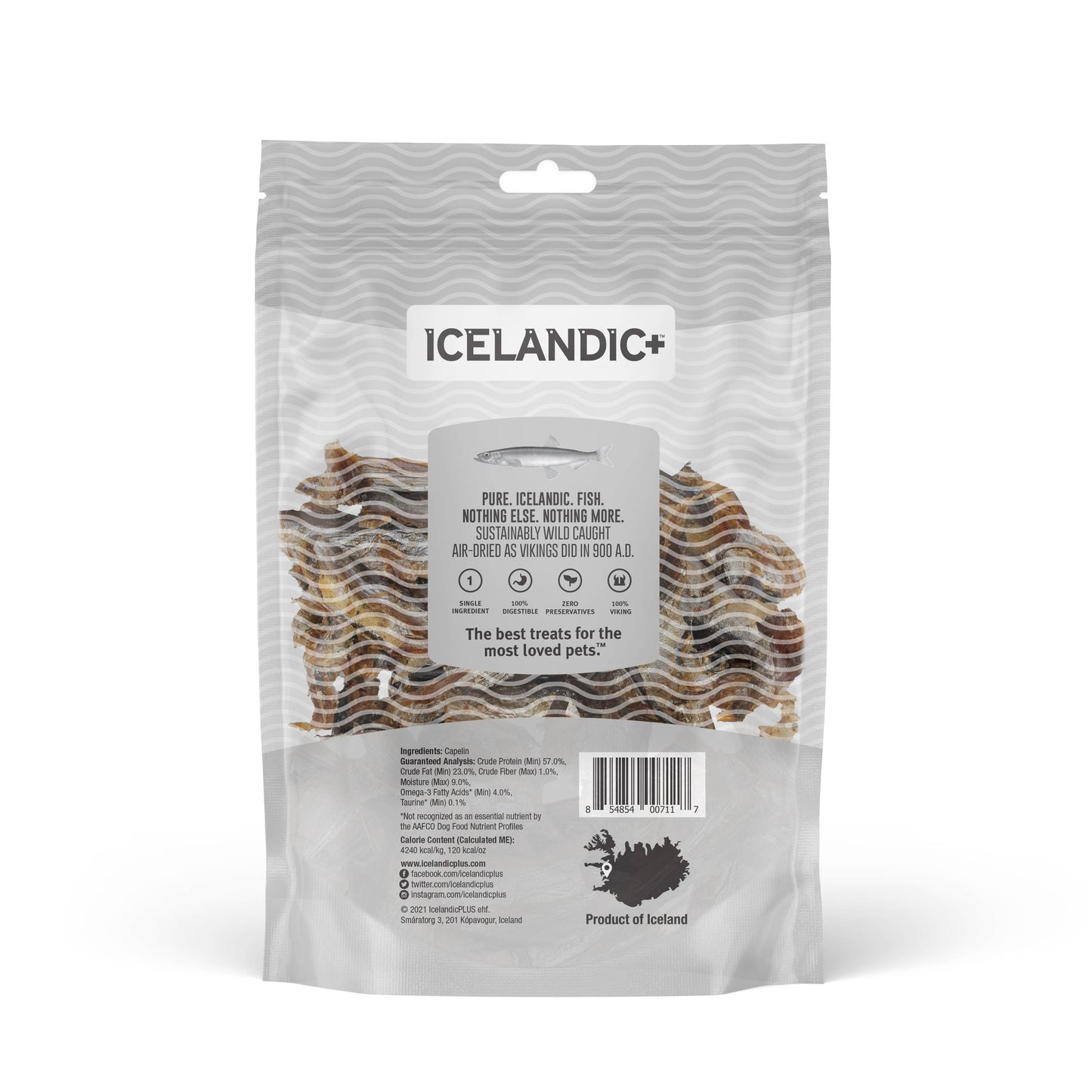 Icelandic+ Capelin Whole Fish & Pieces