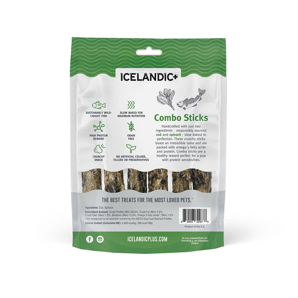 Icelandic+ Cod & Spinach Combo Sticks