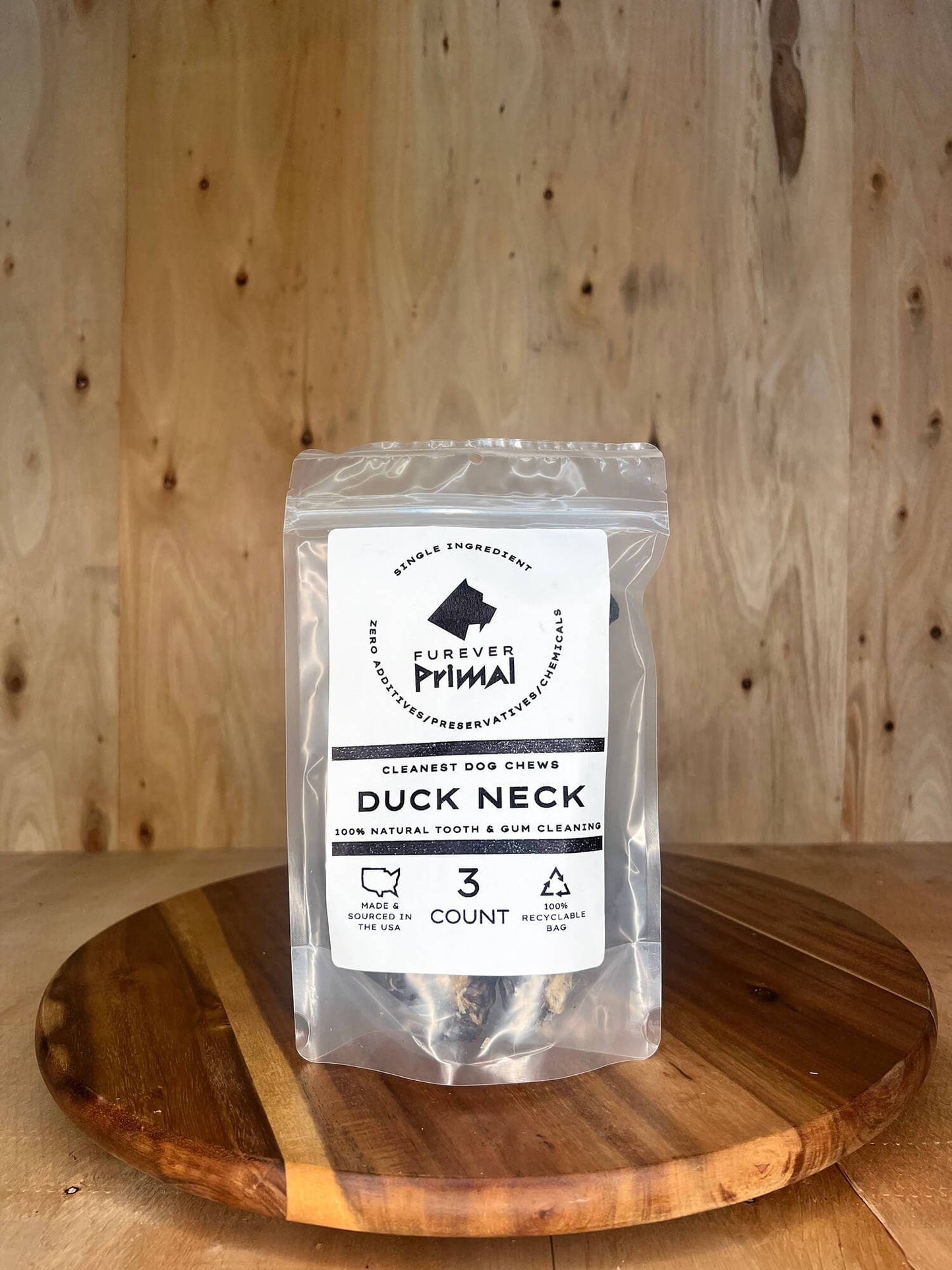 Bagged Dog Chew: Duck Neck - Natural Single Ingredient