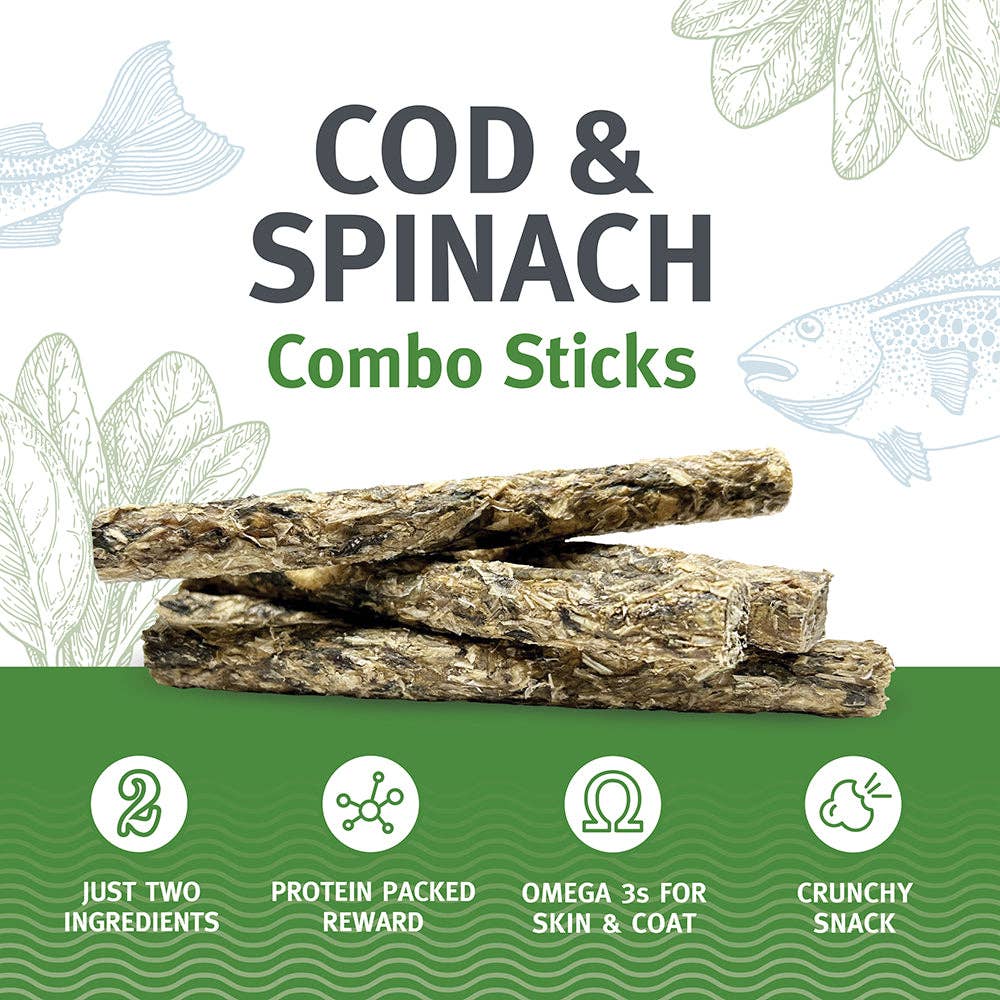 Icelandic+ Cod & Spinach Combo Sticks