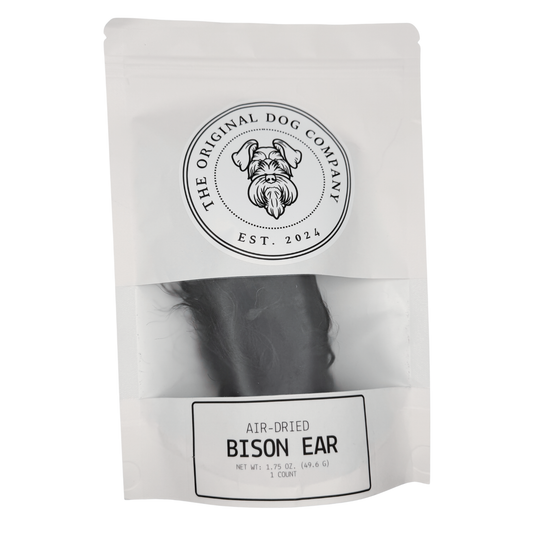 Air-Dried Bison Ear with Fur