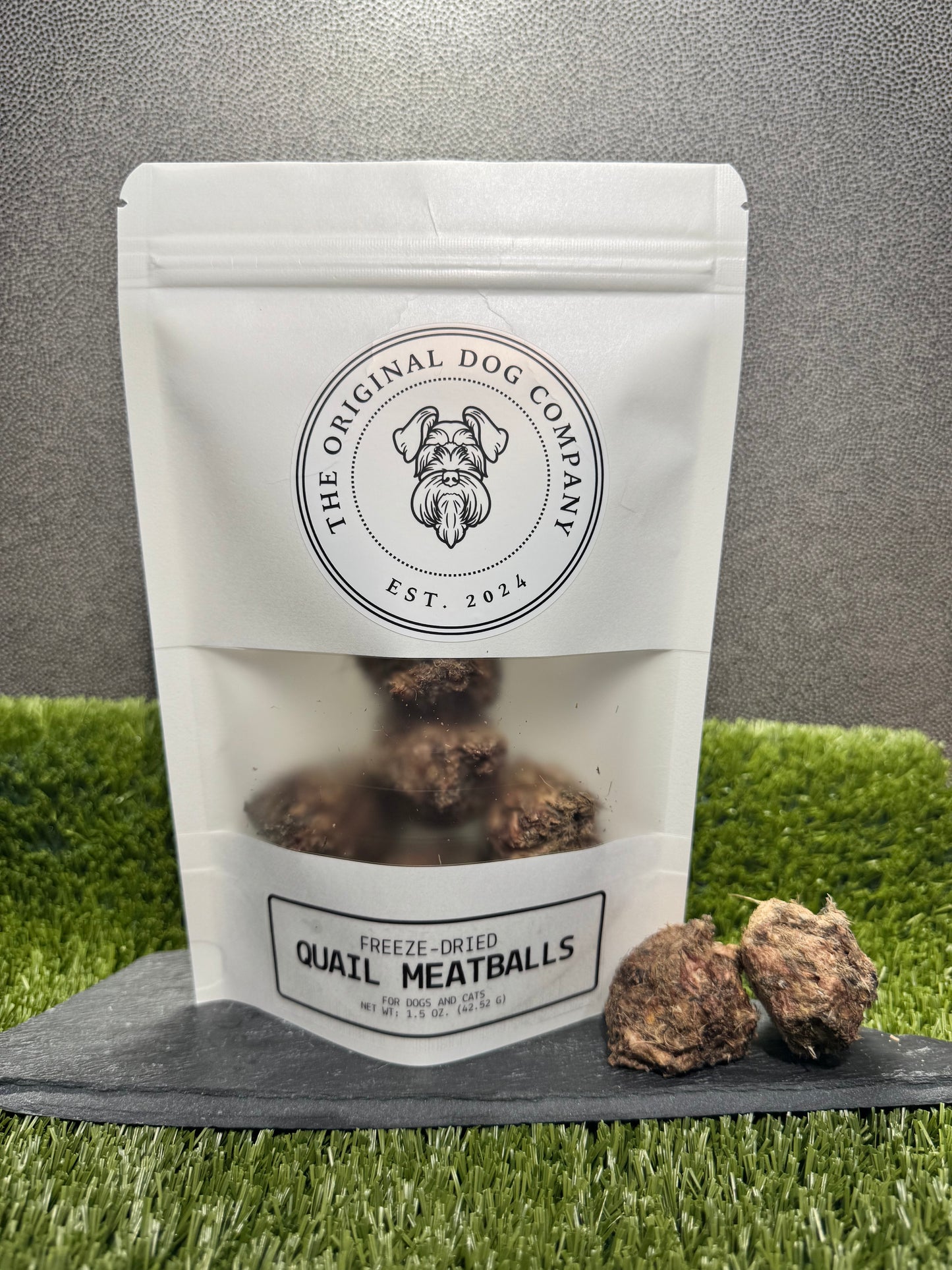 Freeze-Dried Quail Meatballs