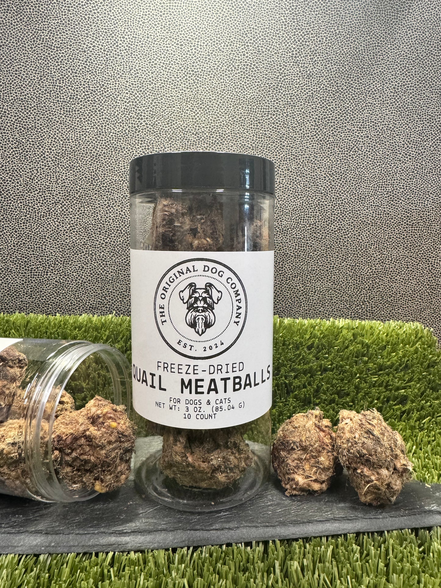 Freeze-Dried Quail Meatballs