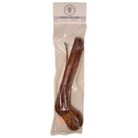 Air-Dried Ostrich Foot Bone