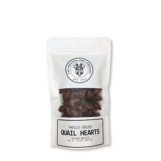 Freeze-Dried Quail Hearts