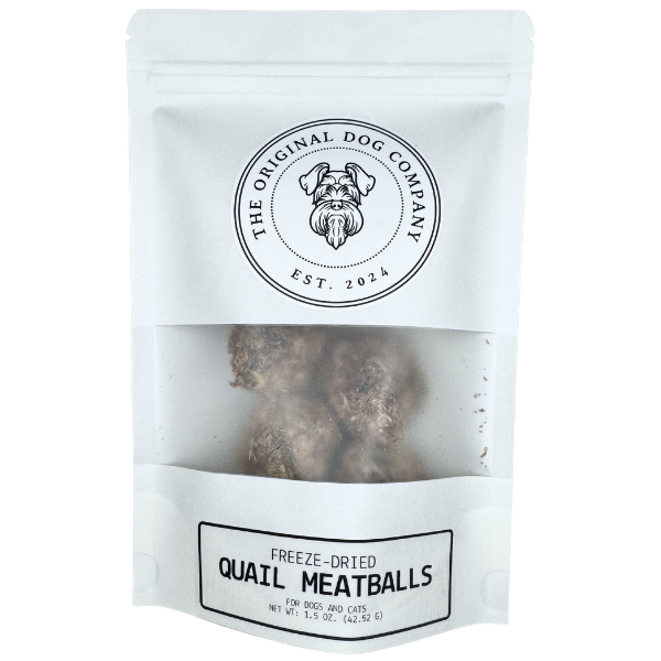 Freeze-Dried Quail Meatballs