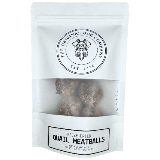 Freeze-Dried Quail Meatballs