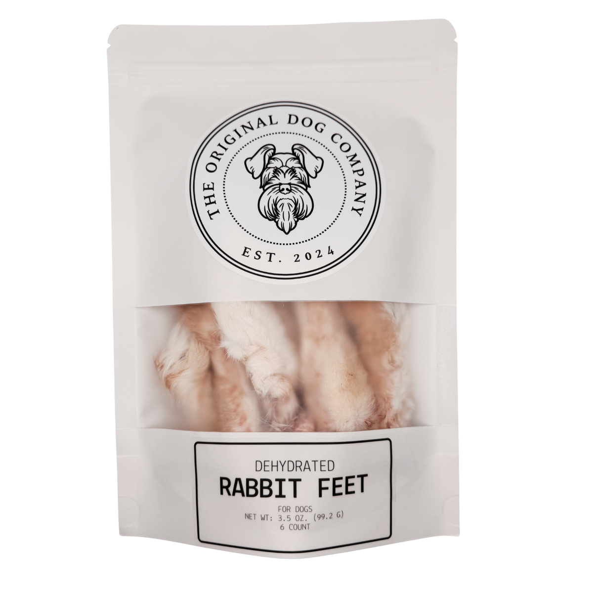 Dog Rabbit Feet Dehydrated Rabbit Feet – Natural Dog Chews – The Original Dog Company