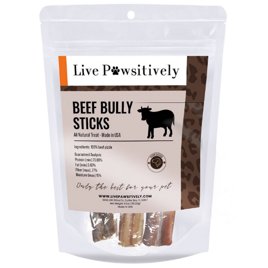 6 Inch Jumbo Bully Sticks 3 Pack